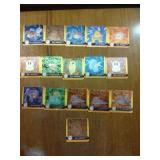 16 POKEMON HOLOGRAM CARDS