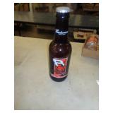 NASCAR BUDWEISER GLASS BOTTLE