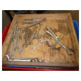 WRENCHES IN WOODEN BOX