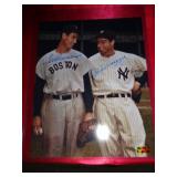 8"X10" SIGNED W CERT-TED WILLIAMS & JOE DIMAGGIO