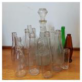 VINTAGE KETCHUP BOTTLES, DECANTER, AND MORE!