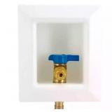 1/2" BRASS PEX-A ICEMAKER OUTLET BOX