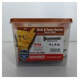 8 X 3 DECK & FENCE SCREWS