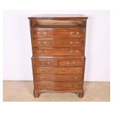 Wooden Tallboy Dresser-Missing Top Drawer