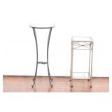 Glass Top Plant Stands