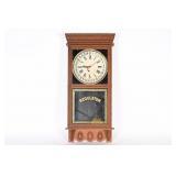 Antique Ingrahm Regulator Wall Clock