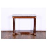 Marble Top Entry Table