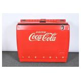 Rolling Metal Coca-Cola Ice Chest