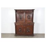 Antique 2 Piece Cupboard/Cabinet