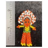 Small Beaded Human Effigy