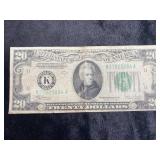 1934 $20 Dollar Bill