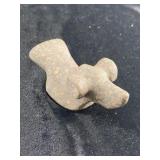 Popeyed Undrilled Birdstone from Ohio  Indian Arti