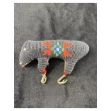 Beaded Horse Fetish from Montana Indian Artifact A