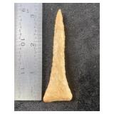 3 & 1/4" Drill from Missouri Indian Artifact Arrow