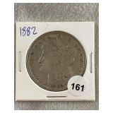 1882 Morgan Silver Dollar Coin