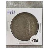 1921 Morgan Silver Dollar Coin