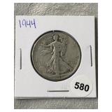 1944 Walking Liberty Silver Half Dollar Coin