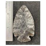 Gem Quality Obsidian Arrowhead Indian Artifact Arr