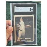 1957 Topps Mickey Mantle Baseball Card