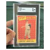 1958 Topps Mickey Mantle Baseball Card