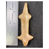 3 & 3/4" Polished Stone Flint Lizard Effigy from O