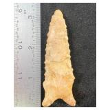 3 & 1/8" Dalton from Missouri Indian Artifact Arro