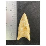 1 & 3/4" Clovis from Missouri Indian Artifact Arro