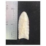 1 & 3/4" Clovis from Missouri Indian Artifact Arro