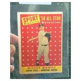 1958 Topps Mickey Mantle Baseball Card