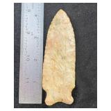 4 & 1/4" Graham Cave from Missouri Indian Artifact