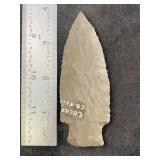 3 & 5/8" Hardin from Tennessee Indian Artifact Arr