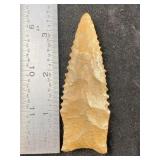 3 & 1/2" Dalton from Missouri Indian Artifact Arro