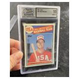 1985 Topps Mark McGwire Rookie Card Graded 10 Base