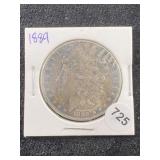 1889 Morgan Silver Dollar Coin