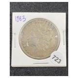 1883 Morgan Silver Dollar Coin