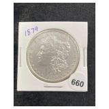 1879 Morgan Silver Dollar Coin