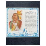 Red Man Chewing Tobacco famous Indian Chiefs #17