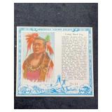 Red Man Chewing Tobacco famous Indian Chiefs #34