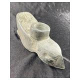 Hawk Effigy Stone Pipe from Tennessee Indian Artif