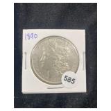 1890 Morgan Silver Dollar Coin