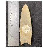 Clovis 3 & 15/16" Arrowhead Indian Artifact from M