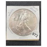 2012 Silver Eagle Coin