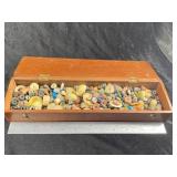 Group of Beads Wooden Box IS included