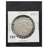 1951 Franklin Half Dollar Coin