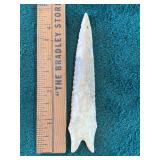 Dalton Indian Artifact Arrowhead ex - Jim Marberry