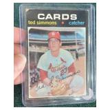 1971 Topps Ted Simmons Baseball Card