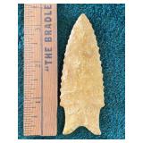 Dalton Indian Artifact Arrowhead ex - Jim Marberry