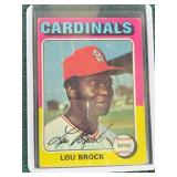 1975 Topps Lou Brock Baseball Card