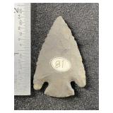 Dovetail Indian Artifact Arrowhead