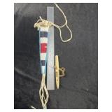 Bone Awl with Beaded Case Indian Artifact Arrowhea